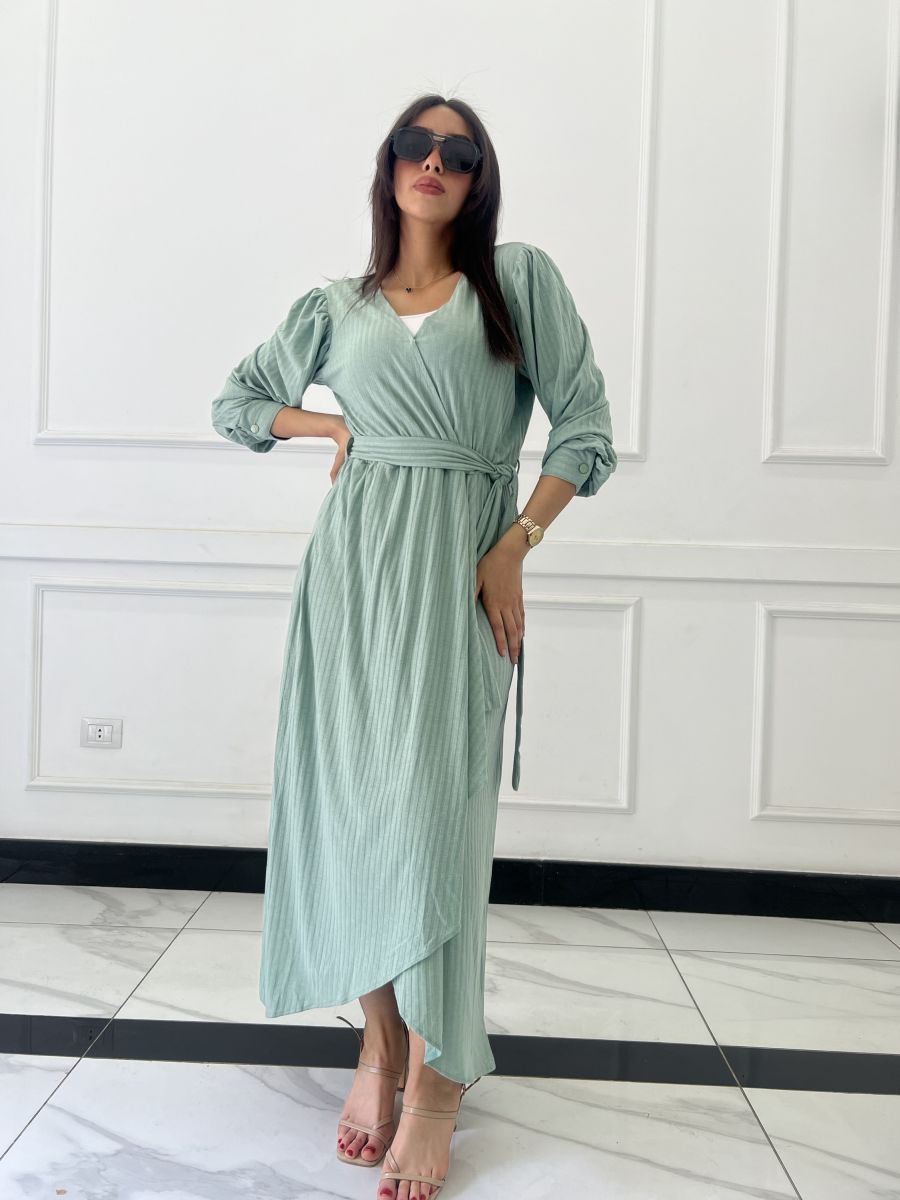 Mint Wrap Dress