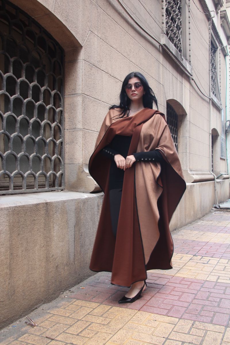 Beige Kaftan Cape