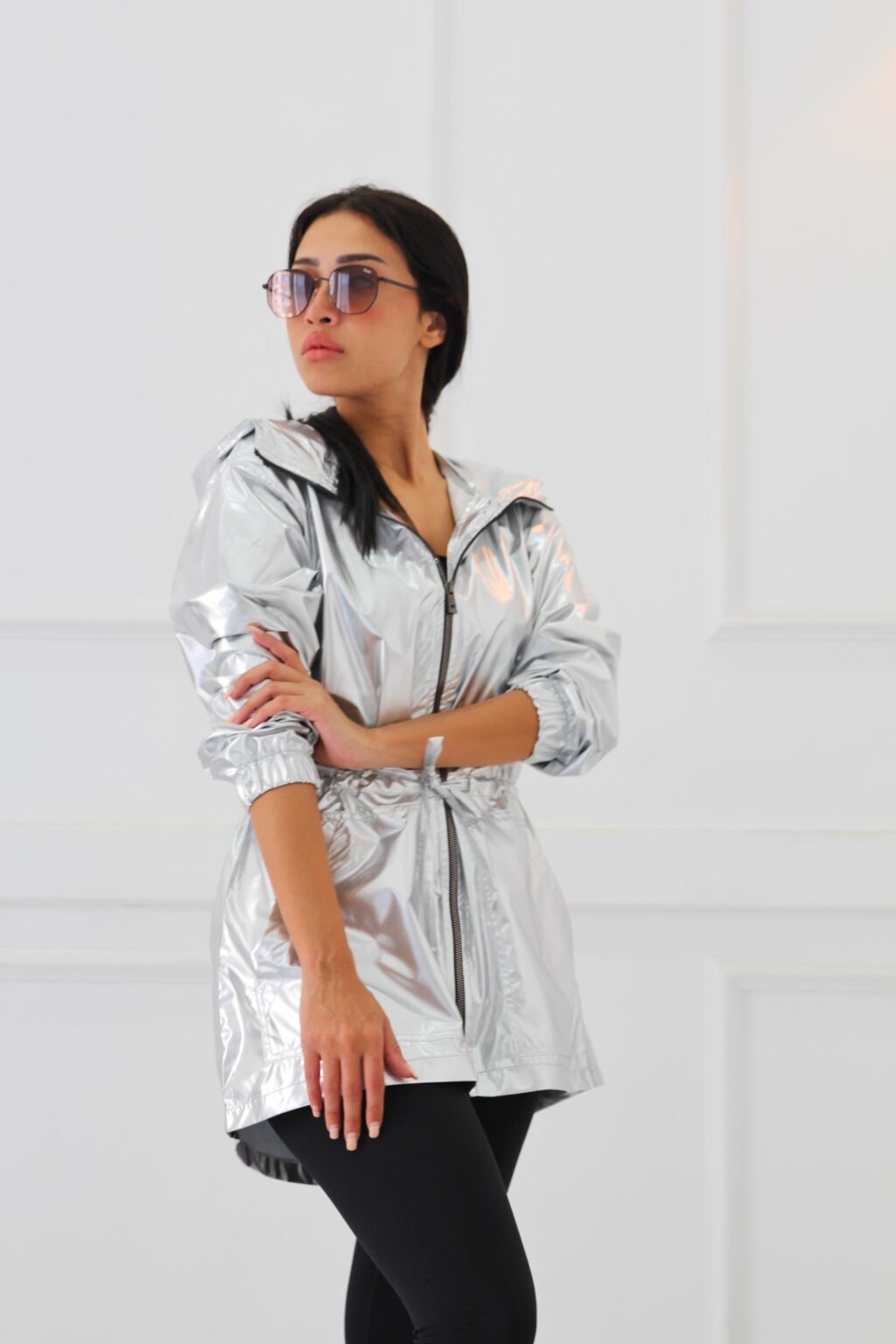 Silver Waterproof Jacket