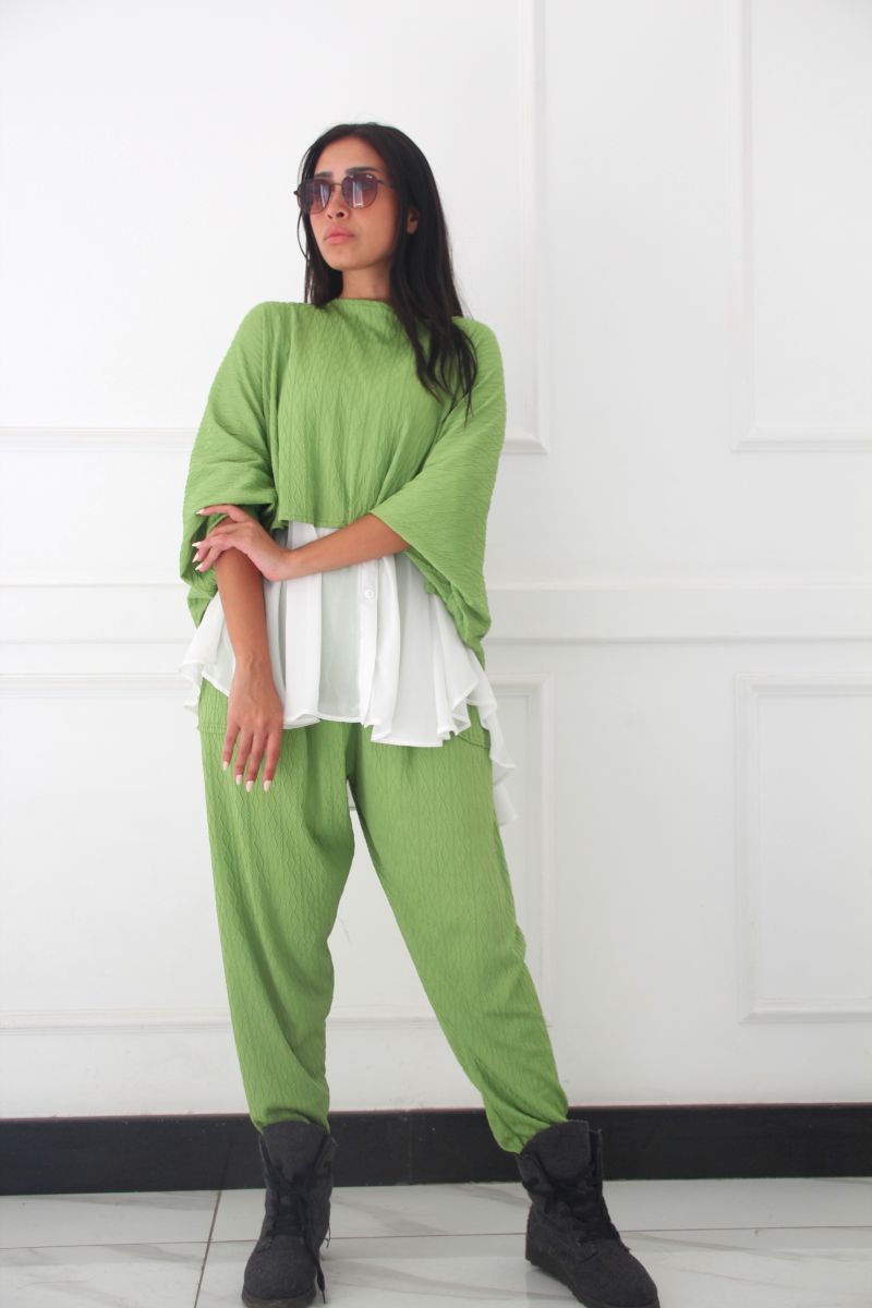 Green Knitted Set